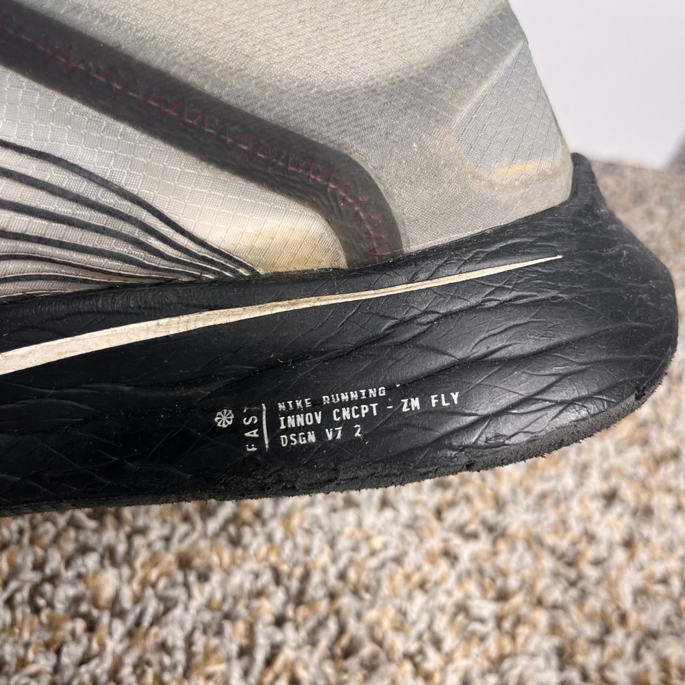 NikeLab Zoom Fly NYC AH5088001 Mens Running Shoes Size 11.5 Black White - Picture 6 of 10